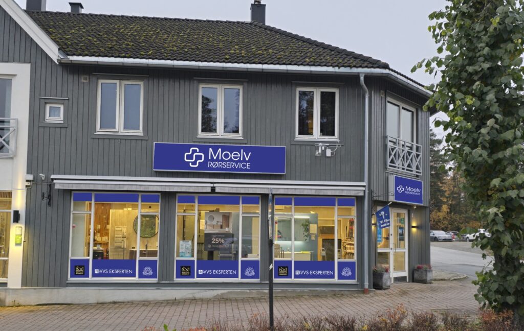 Ny Fasade med riktig logo