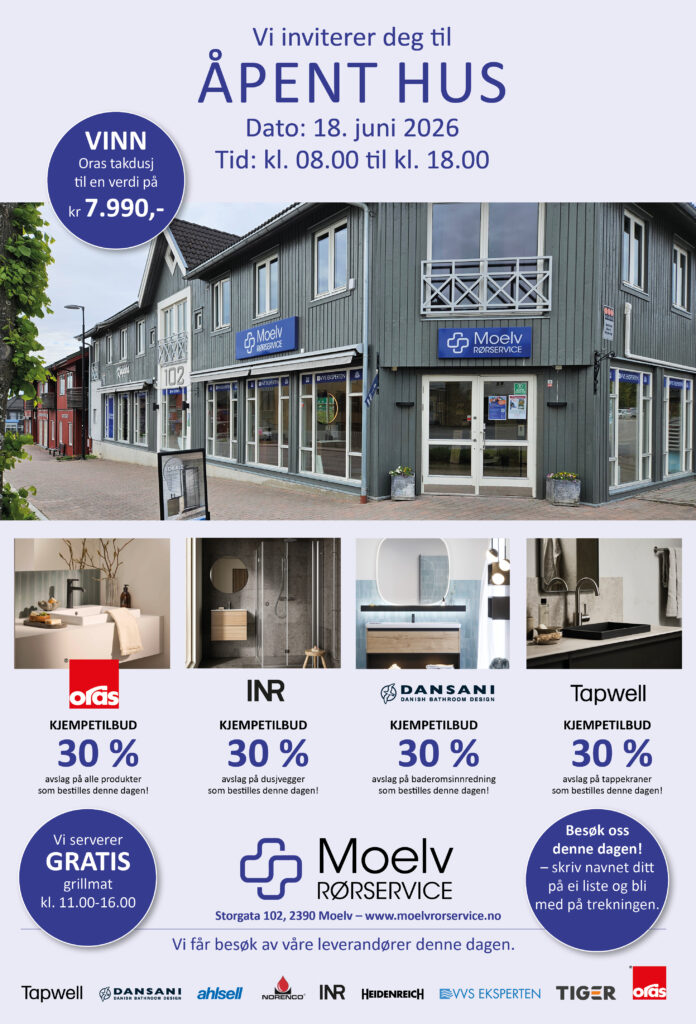 Moelv Rorservice Annonse Ringsaker Blad 2026